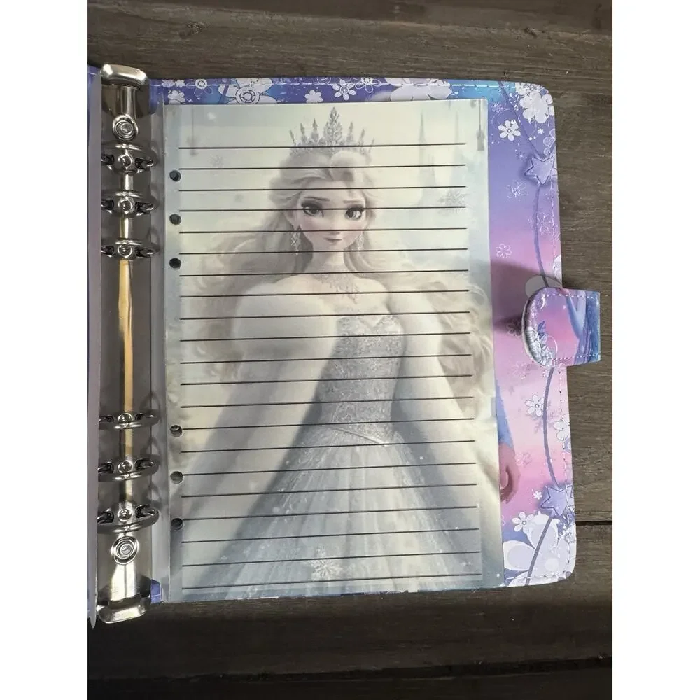 Frozen Elsa A5 Binder w/ matching Stationery paper